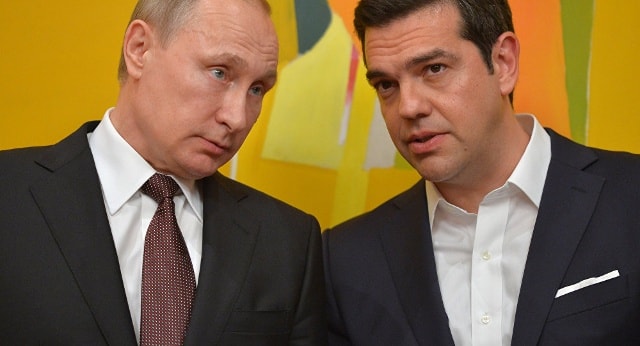 Tổng thống Nga Putin và Thủ tướng Hy Lạp Tsipras. Ảnh: Sputnik.