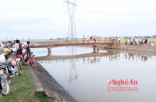 Nơi em Trang chết đuối.