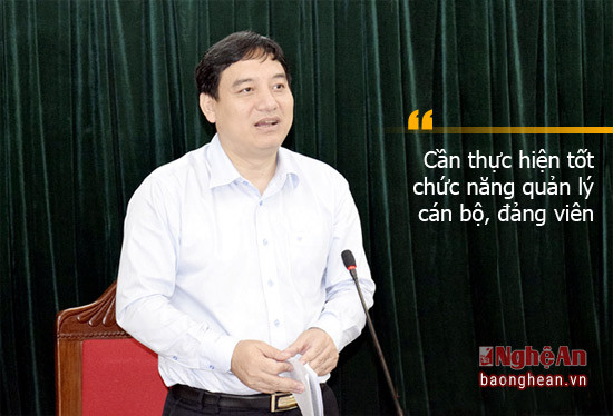 Đồng chí Nguyễn Đắc Vinh - Ủy viên Trung ương Đảng, Bí thư Tỉnh ủy chủ trì phiên họp.