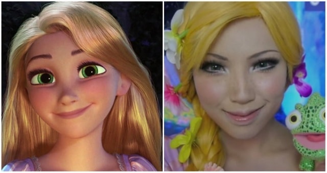 Rapunzel trong “Công chúa tóc rối”.