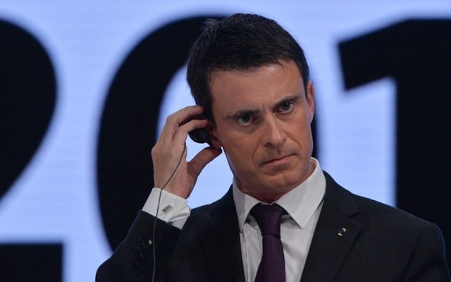 Thủ tướng Manuel Valls tuyên bố “không bất lực” trước người biểu tình (AFP).