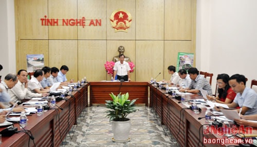 Quang cảnh buổi làm việc.