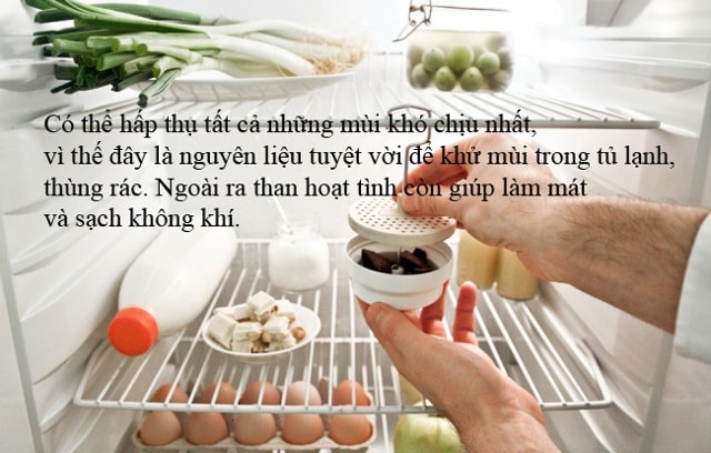 Cách sử dụng: Đập vỡ và đặt viên than hoạt tính ở các nơi cần loại bỏ mùi hôi trong vài giờ sẽ thấy hiệu quả rõ rệt.