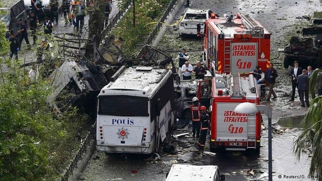 11 người thiệt mạng do vụ nổ tại Istanbul. Ảnh: Reuters.