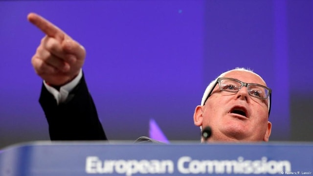 Phó cao ủy EU Frans Timmermans đã đàm phán thỏa thuận mới đây với Thổ Nhĩ Kỳ về di cư.