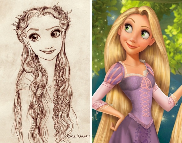 Rapunzel trong phim Công Chúa Tóc Mây.