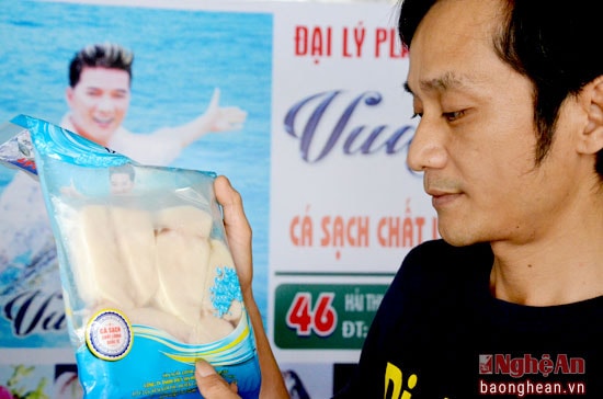 anh  Hồ Quang Lịch-số nhà 37 Hải Thượng Lãn Ông cho biết:Tôi thấy sản phẩm cá của 