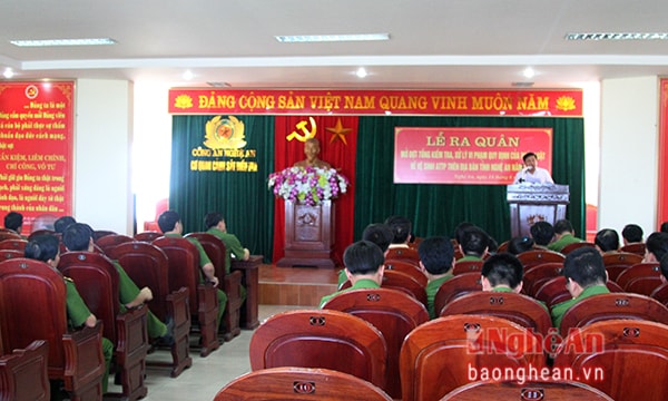 Toàn cảnh Lễ ra quân.