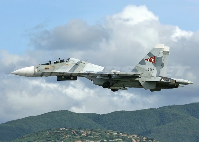 Su-30MK2 trong Không quân Venezuela. Ảnh: Internet.
