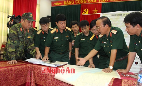 Diện tích tìm kiếm đang được mở rộng.