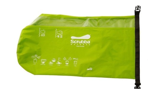 Túi Scrubba có kích thước nhỏ gọn. Ảnh: Amazon.