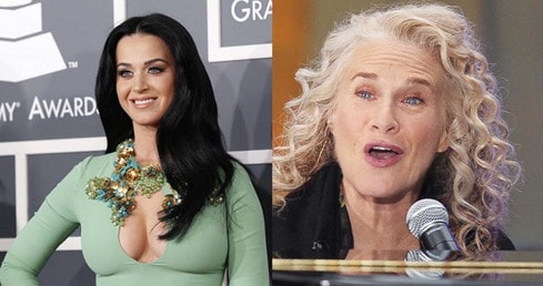 Katy Perry và Carole King là hai trong số những người nổi tiếng góp mặt vào cuộc chiến này