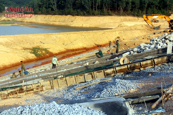 Hiện tại 19 hồ đập ở Nghi Văn đều đã ở dưới mực nước chết