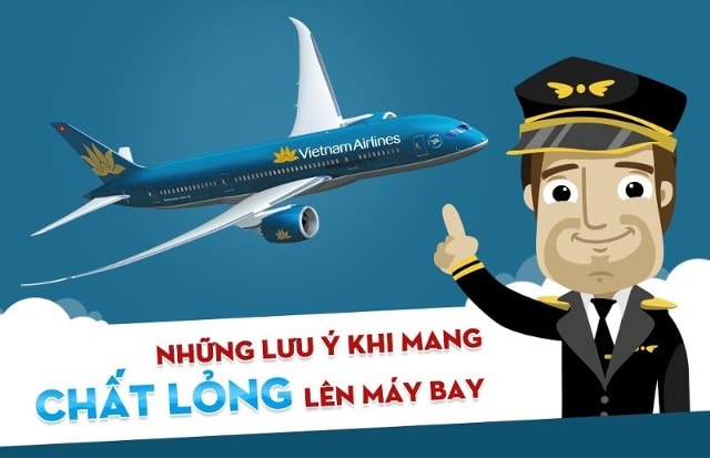 Hành khách đi máy bay hành trình nội địa và quốc tế được phép mang theo chất lỏng theo người và hành lý xách tay, tuy nhiên cần chú ý theo đúng quy định hiện hành.