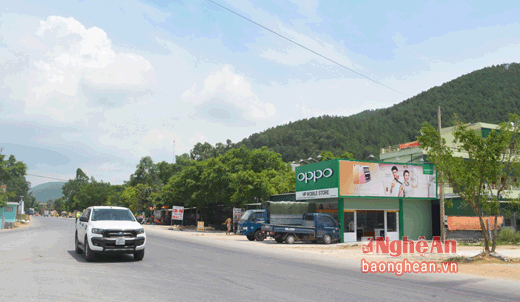 Tình hình an ninh trật tự khu vực xóm 11, xã Nghi Xá đã được ổn định trở lại (ảnh chụp ngày 23/6/2016).