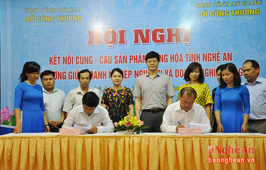 Ký thoả thuận hợp tác giữa 2 tỉnh Nghệ An - An Giang