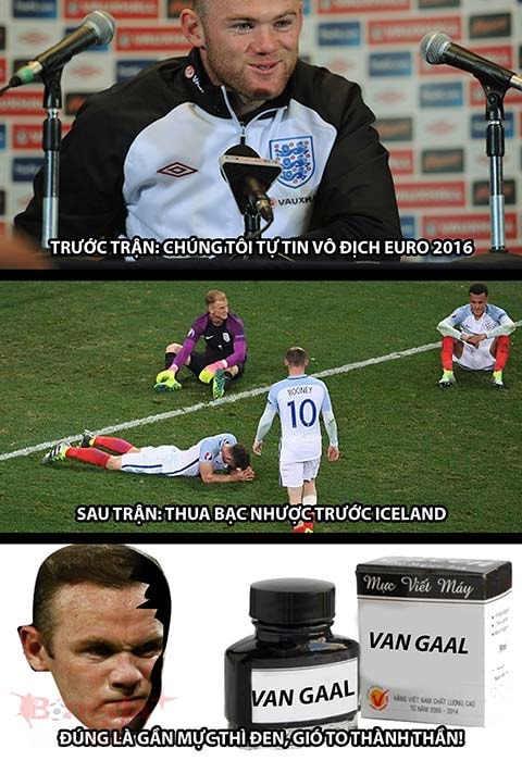 Rooney nhiễm bệnh trảm phong của Van Gaal