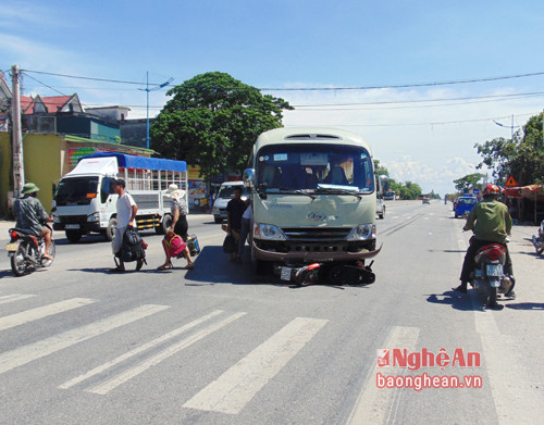 Hiện trường vụ tai nạn