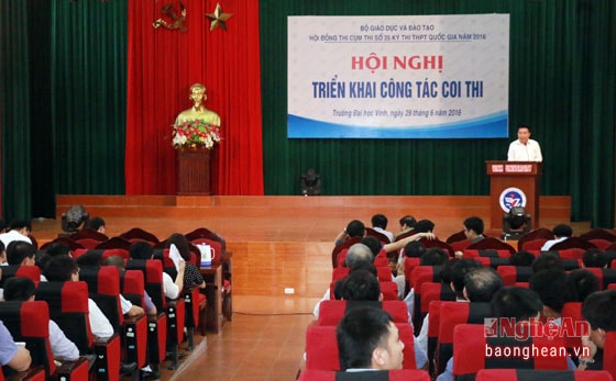 Hội nghị triển khai kỳ thi THPT Quốc gia năm 2016