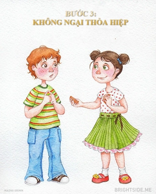 Sự cố chấp chỉ khiến cho nhau tổn thương. Lắng nghe, chia sẻ và cùng tìm ra giải pháp vẹn toàn nhất sẽ khiến cả hai luôn hạnh phúc.