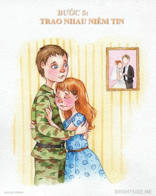 Trong tình yêu, tin tưởng nhau là yếu tố quan trọng nhất. Một tình yêu xây dựng trên sự hoài nghi, không sớm thì muộn cũng sẽ đổ vỡ.