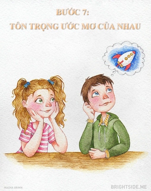 Nếu bạn chê ước mơ của bất cứ ai thì bạn nên xem lại mình. Không ai muốn sống trọn đời với một người không tôn trọng ước mơ của họ.