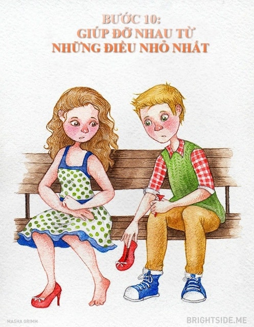 Nếu có một người yêu thương ở bên cạnh, mọi thứ đều trở nên nhẹ nhàng và đơn giản.