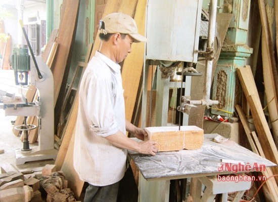 Nghề mộc phát triển ở Giáo xứ Thuận Giang, xã Quỳnh Hưng (Quỳnh Lưu).