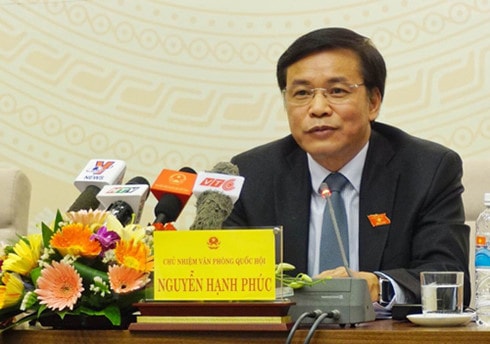 Ông Nguyễn Hạnh Phúc - Chủ nhiệm Văn phòng Quốc hội.