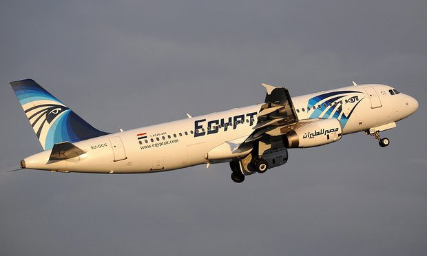 Chuyến bay mang số hiệu MS804 của hãng hàng không Egypt Air đã rơi xuống biển Địa Trung Hải vào ngày 19/5 khiến toàn bộ 66 người trên máy bay thiệt mạng. Ảnh: EPA.