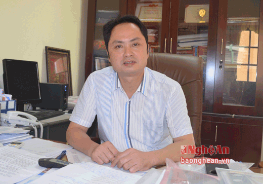 Ông Võ Văn Thọ - Trưởng phòng Văn hóa - Thông tin Thị xã Cửa Lò.