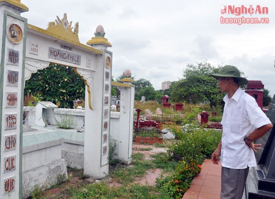 5.Ông Tâm lo lắng trước tình trạng cây dại mọc quanh các phần mộ