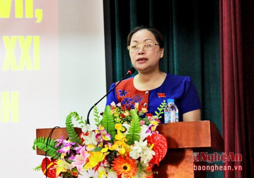 Đồng chí Nguyễn Thị Thu Hường 