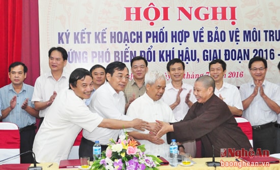 Các bên cam kết thực hiện có hiệu quả kế hoạch phối hợp bảo vệ môi trường, ứng phó với biến đổi khí hậu