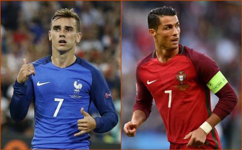 Ronaldo và Griezmann sẽ là cuộc đối đầu được chú ý nhất