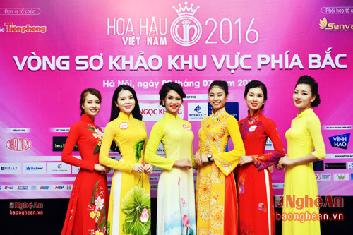 03 Người đẹp phố biển tại Vòng sơ khảo phía Bắc cuộc thi Hoa hậu Việt Nam 2016.