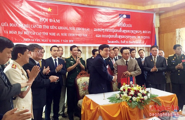 Lãnh đạo cấp cao hai tỉnh thống nhất chương trình hợp tác trong thời gian tới