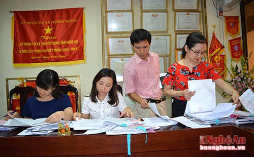 Kiểm tra việc thực hiện thủ tục hành chính của Sở TT&TT.