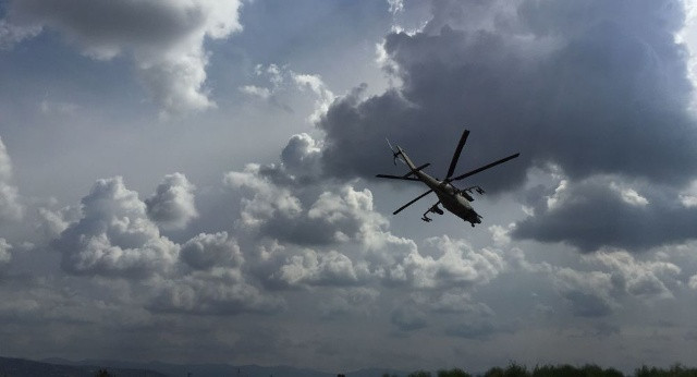 Một trực thăng Mi25 của Nga bị bắn rơi vừa qua ở Syria.