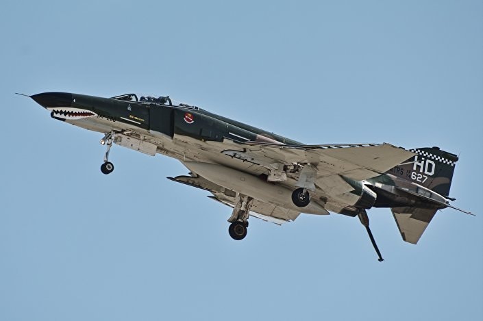 Máy bay ném bom chiến đấu Mỹ F-4 Phantom II. Ảnh: F;ickr.