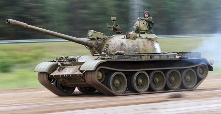 Xe tăng T-55. Ảnh: Sputnik.