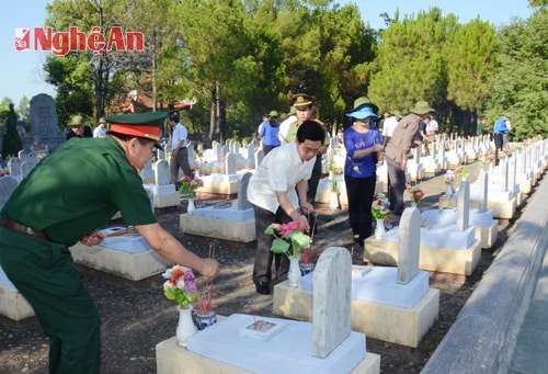 Mong các anh yên nghỉ bình yên chốn vĩnh hằng, phù hộ độ trì cho quê hương Nghệ An phát triển.