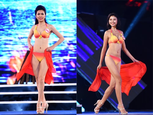 18-thi-sinh-hoa-hau-mien-bac-thieu-dot-san-khau-voi-bikini