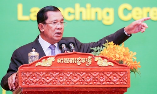 Thủ tướng Campuchia Hun Sen. Ảnh: Khmer Times.