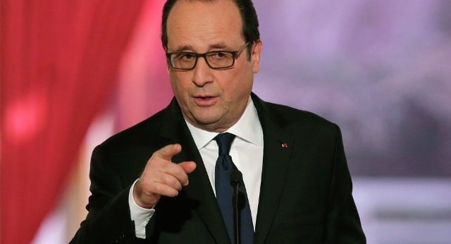 Tổng thống Pháp Francois Hollande kêu gọi EU thành lập 1 Liên minh Quân sự nhằm giải quyết vấn đề khủng bố. Ảnh: Reuters. 
