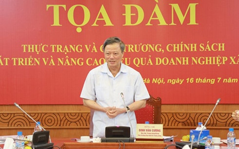 Phó trưởng Ban Kinh tế Trung ương Đinh Văn Cương (Ảnh: Ban Kinh tế Trung ương)