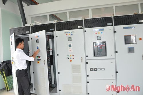 Hệ thống điều khiển trạm bơm - Công ty CP nước Sông Lam