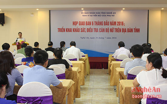 Toàn cảnh buổi giao ban, tập huấn.