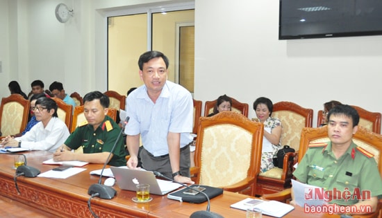 Đại diện Báo Nghệ An nêu một số vấn đề HĐND tỉnh cần tiếp tuc quan tâm