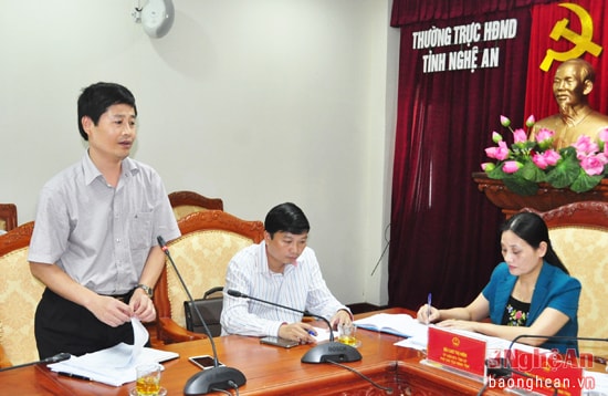 Đại diện Đài PTTH tỉnh nêu băn khoăn việc HĐND tỉnh không tiến hành chất vấn và trả lời chất vấn